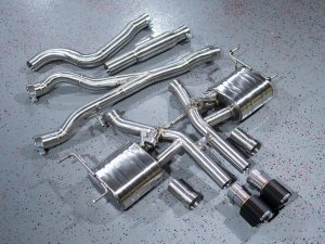 Jaguar F-TYPE Performance Exhaust System - MADNESS - 2.0L Turbo - Center Exit - Vacuum Valve Design - Carbon Fiber Exhaust Tips Jaguar F-TYPE Performance Exhaust System - MADNESS - 2.0L Turbo - Center Exit - Vacuum Valve Design - Carbon Fiber Exhaust Tips